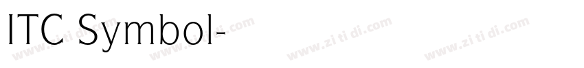 ITC Symbol字体转换